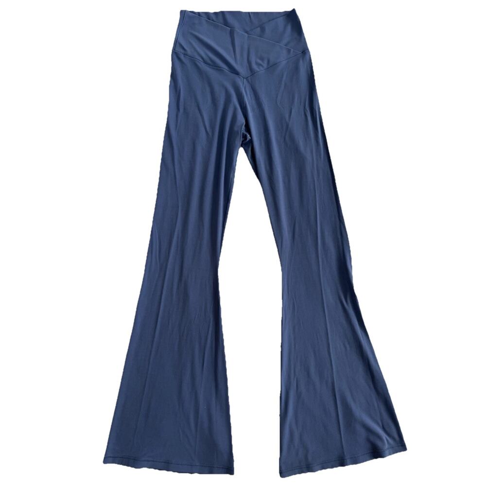 Aerie OFFLINE Real Me High Rise Flare Leggings Blue Women’s Size L